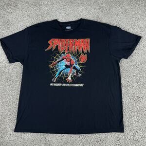 Marvel Spider Man Shirt Mens 2XL Black My Spidey Sense It Tingling Super Hero